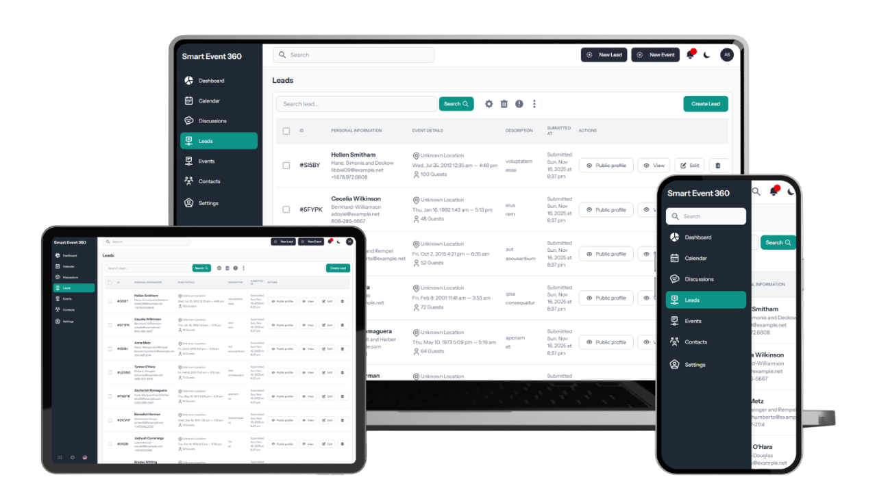 Event Management Banner